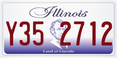 IL license plate Y352712