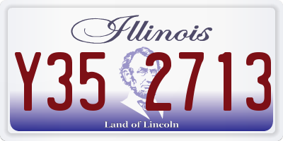 IL license plate Y352713