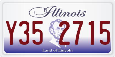IL license plate Y352715