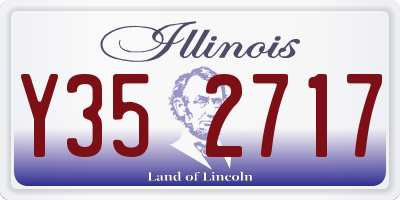 IL license plate Y352717