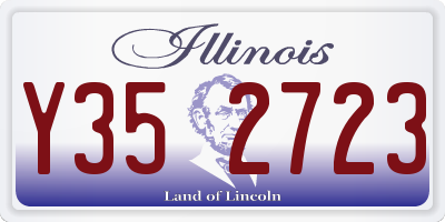 IL license plate Y352723