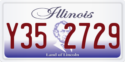 IL license plate Y352729