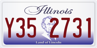 IL license plate Y352731