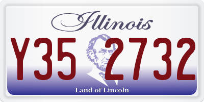 IL license plate Y352732