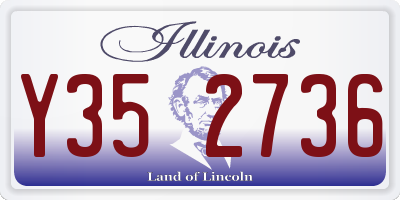 IL license plate Y352736