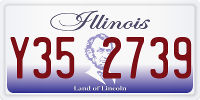 IL license plate Y352739