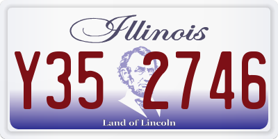 IL license plate Y352746