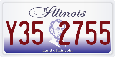 IL license plate Y352755