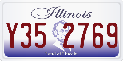 IL license plate Y352769