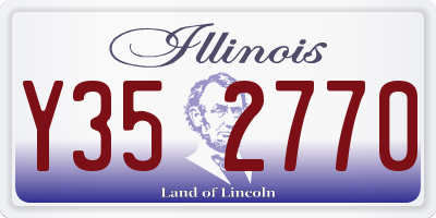 IL license plate Y352770