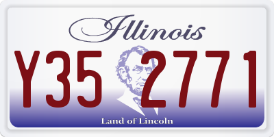 IL license plate Y352771