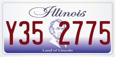 IL license plate Y352775