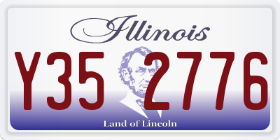 IL license plate Y352776