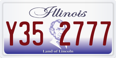 IL license plate Y352777