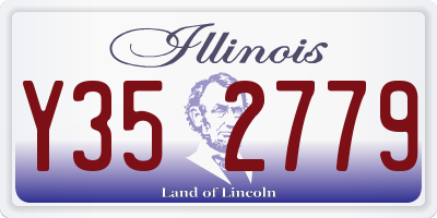 IL license plate Y352779