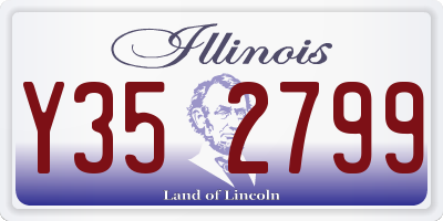 IL license plate Y352799