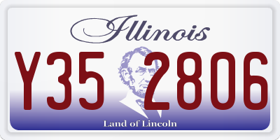 IL license plate Y352806