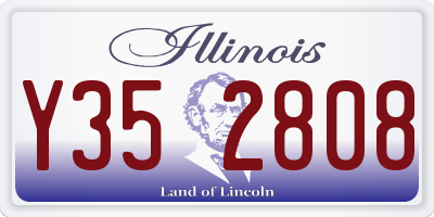 IL license plate Y352808