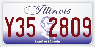 IL license plate Y352809