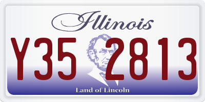 IL license plate Y352813