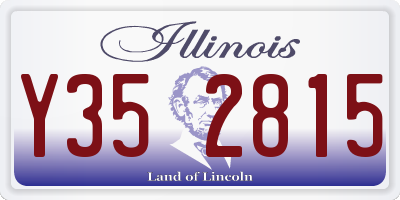 IL license plate Y352815