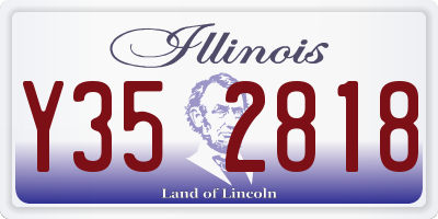 IL license plate Y352818