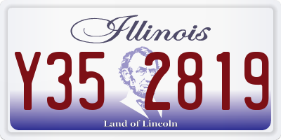 IL license plate Y352819
