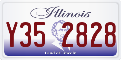 IL license plate Y352828