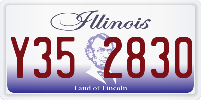 IL license plate Y352830