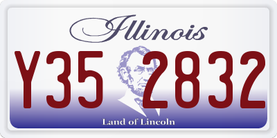 IL license plate Y352832