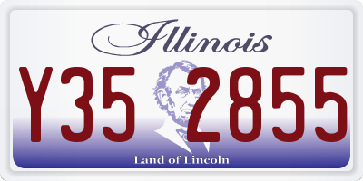 IL license plate Y352855