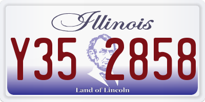 IL license plate Y352858
