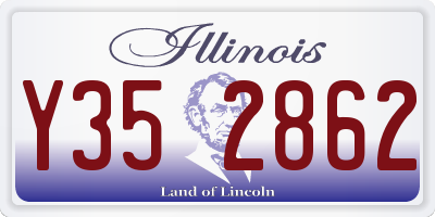 IL license plate Y352862