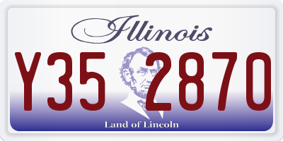 IL license plate Y352870