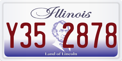 IL license plate Y352878