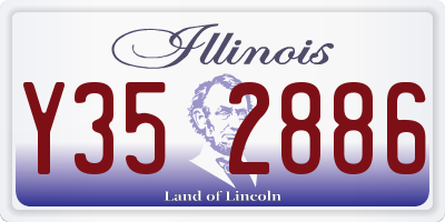 IL license plate Y352886