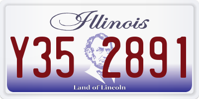 IL license plate Y352891