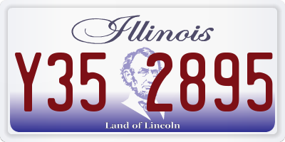 IL license plate Y352895