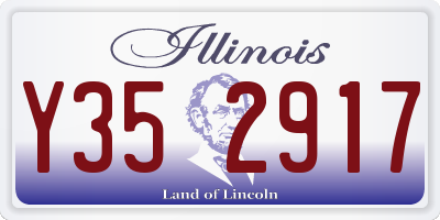 IL license plate Y352917