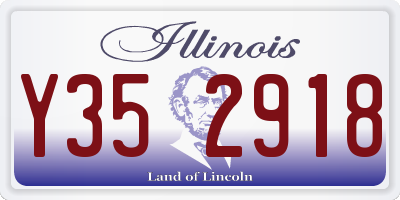 IL license plate Y352918