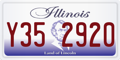 IL license plate Y352920