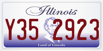 IL license plate Y352923