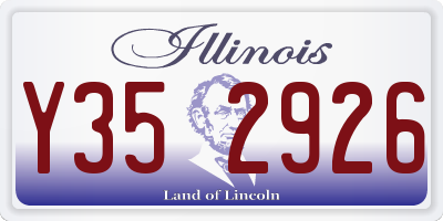 IL license plate Y352926