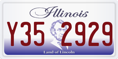 IL license plate Y352929