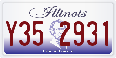 IL license plate Y352931