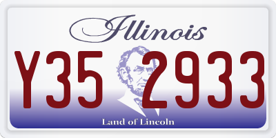 IL license plate Y352933