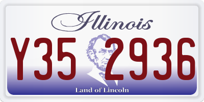 IL license plate Y352936