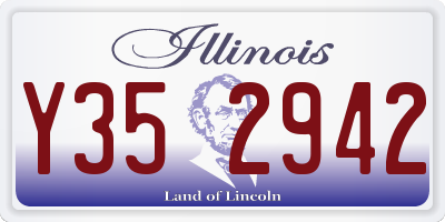 IL license plate Y352942