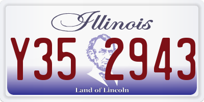 IL license plate Y352943
