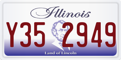IL license plate Y352949